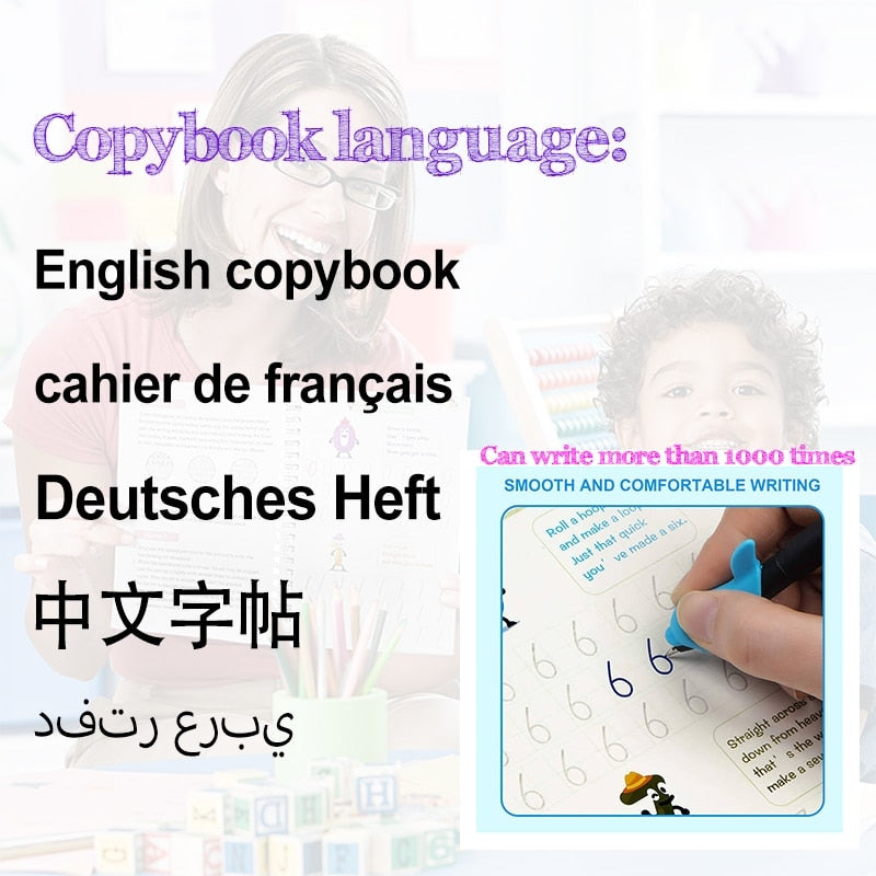 Magisches Buch für Kinder - Schrift verschwindet mit der Zeit!