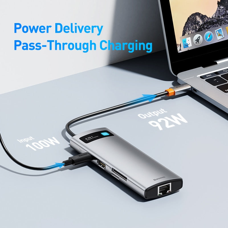 Baseus 4K 60Hz USB C Hubs - Maximale Konnektivität für Mac und USB-C Geräte!